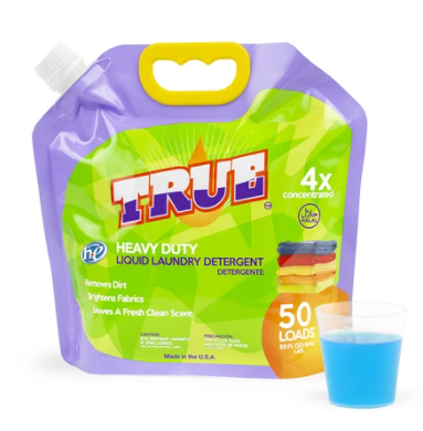 True 50 Load Laundry Detergent - case of 6