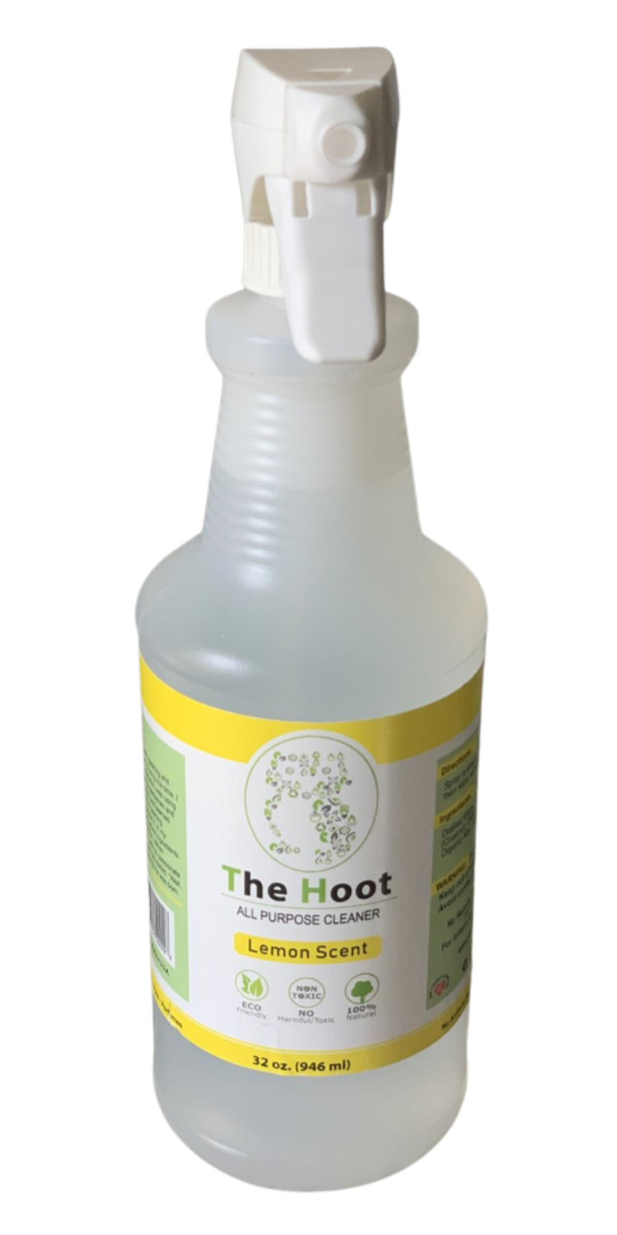 The Hoot All Natural - Lemon cleaner - 32oz - case of 12