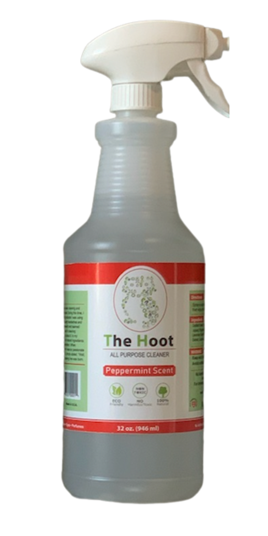 The Hoot All Natural - Peppermint cleaner - 32oz - case of 12