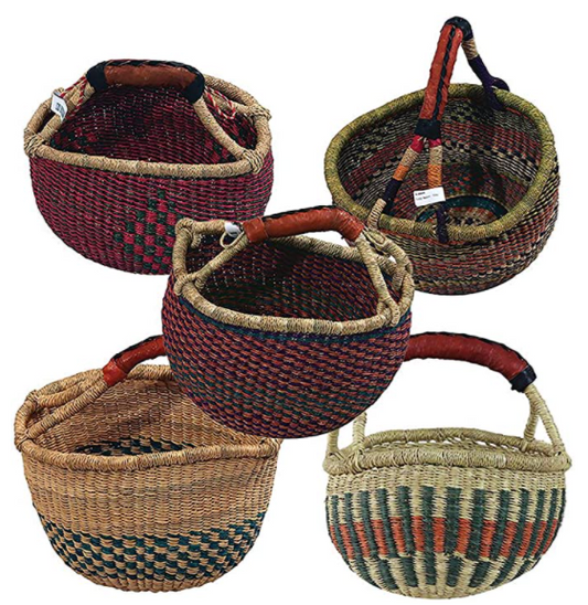 Ghana Basket - round - small - half dozen